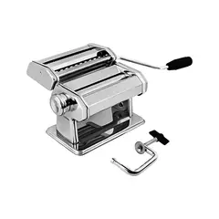 GENERICO - Máquina para hacer pasta spaghetti 3 en 1 color plateado