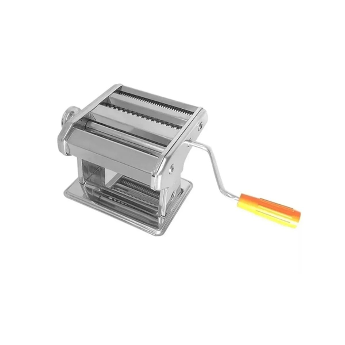 GENERICO - Máquina manual de pastas acero inoxidable color plateado