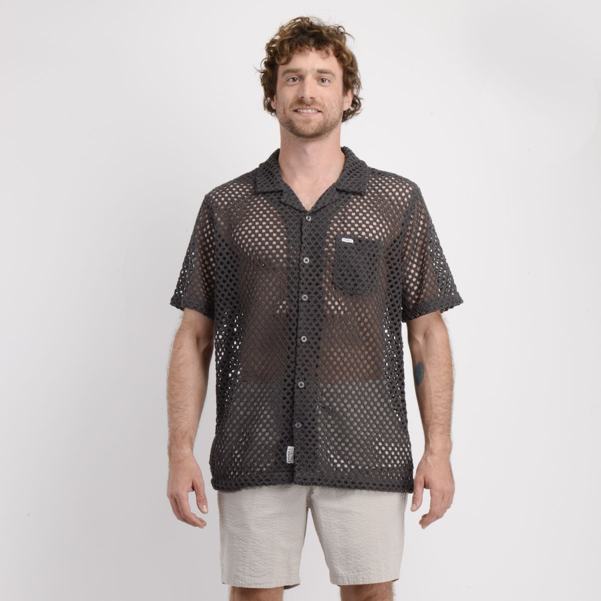 O'NEILL - CAMISA MANGA CORTA SUMMERTIME GRIS OSCURO