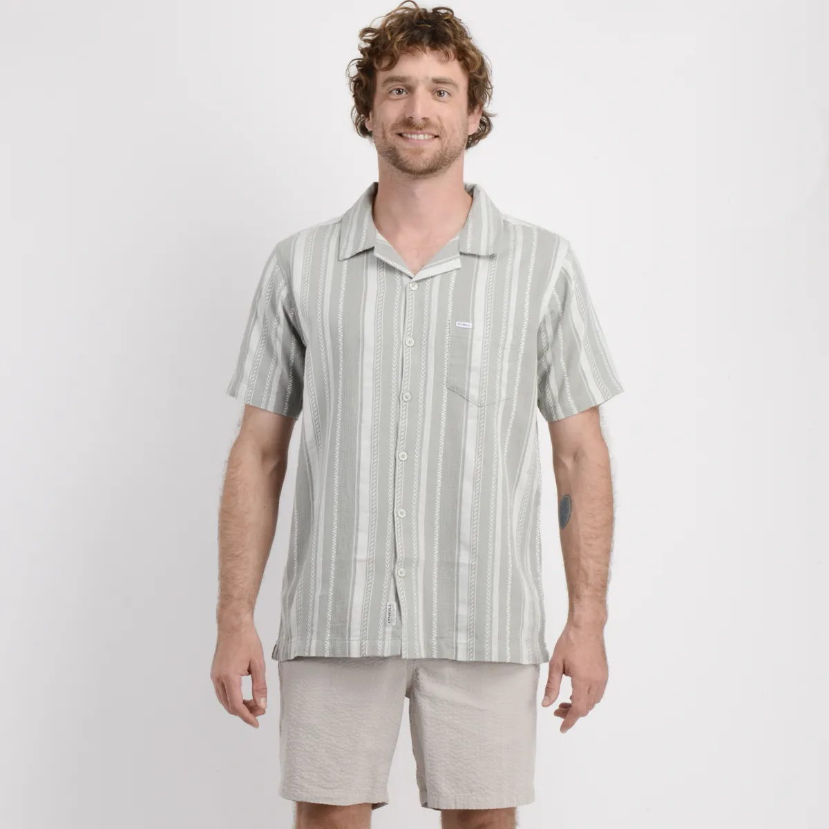 O'NEILL - CAMISA MANGA CORTA REED VERDE CLARO