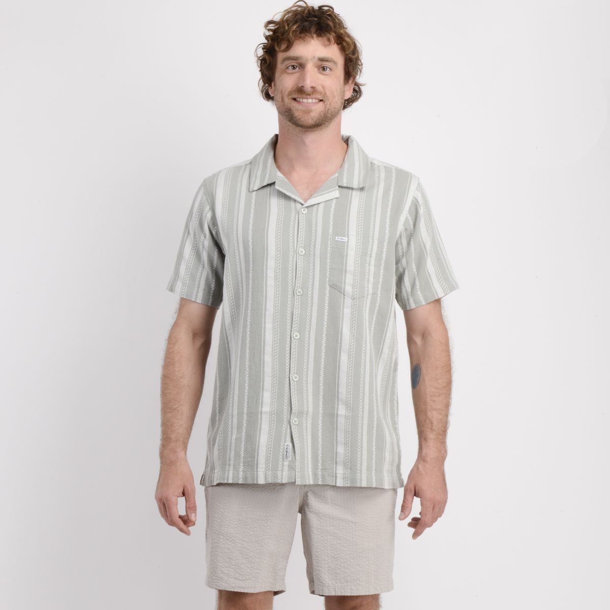 O'NEILL - CAMISA MANGA CORTA REED VERDE CLARO