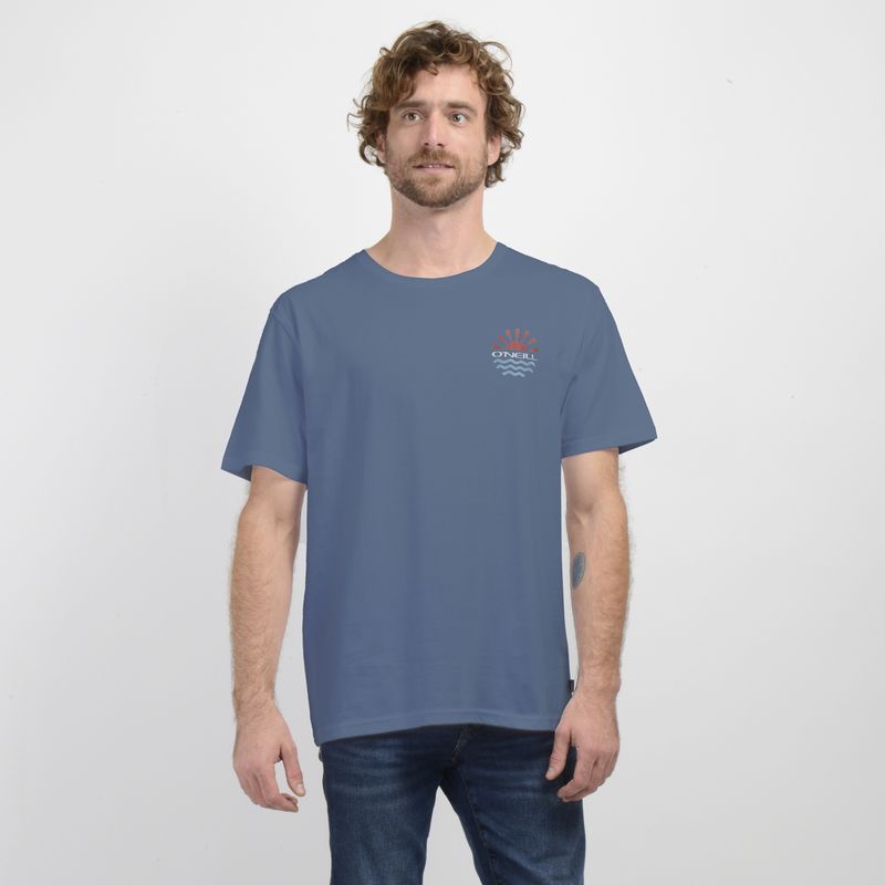 O'NEILL - POLERA MANGA CORTA SUN AZUL