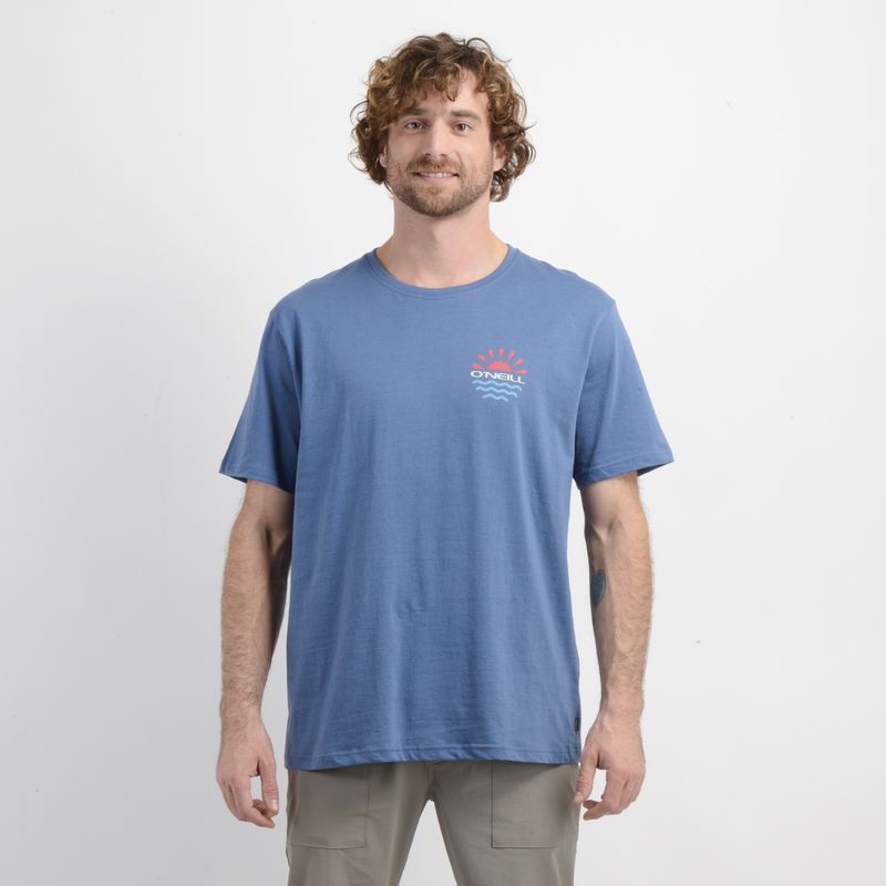 O'NEILL - POLERA MANGA CORTA SUN AZUL