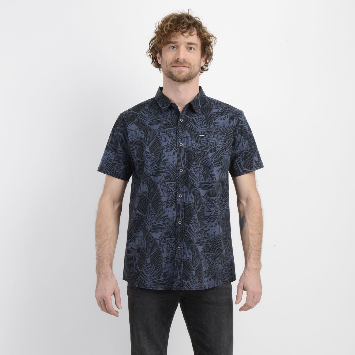 O'NEILL - CAMISA MANGA CORTA MELODY NEGRO