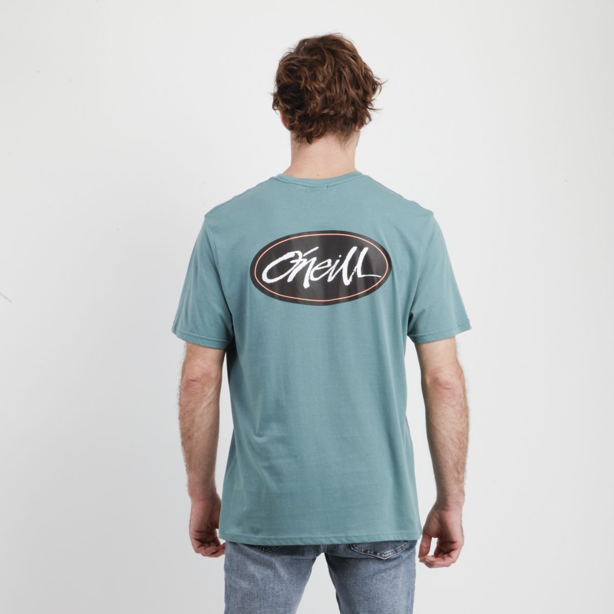 O'NEILL - POLERA MANGA CORTA SCRAWL VERDE OSCURO