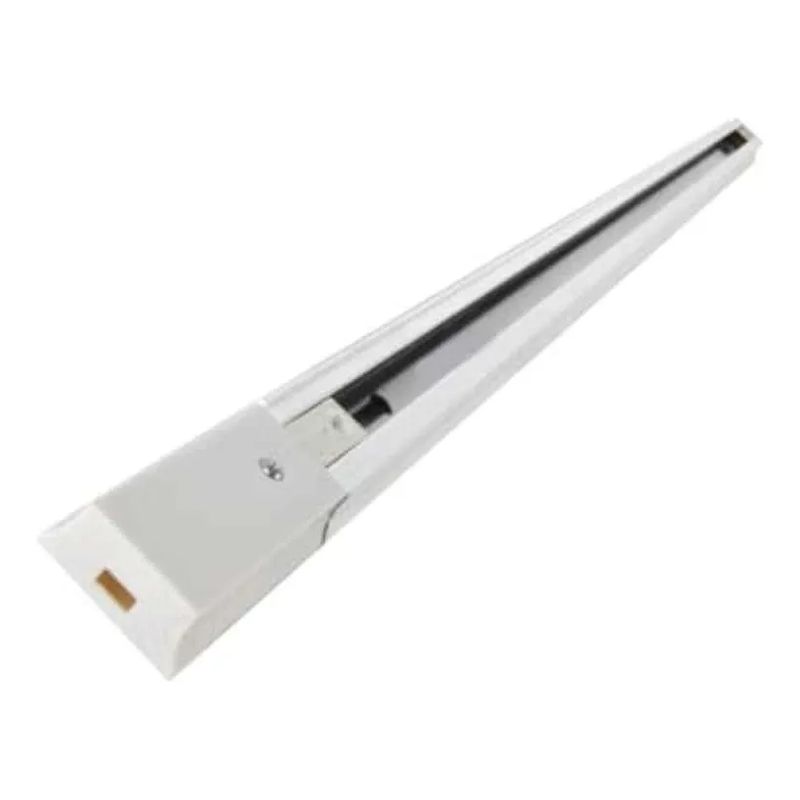 LEMU LUX - 4 Foco Riel 220v 3000k+ Riel Monofásico 2mt Negro