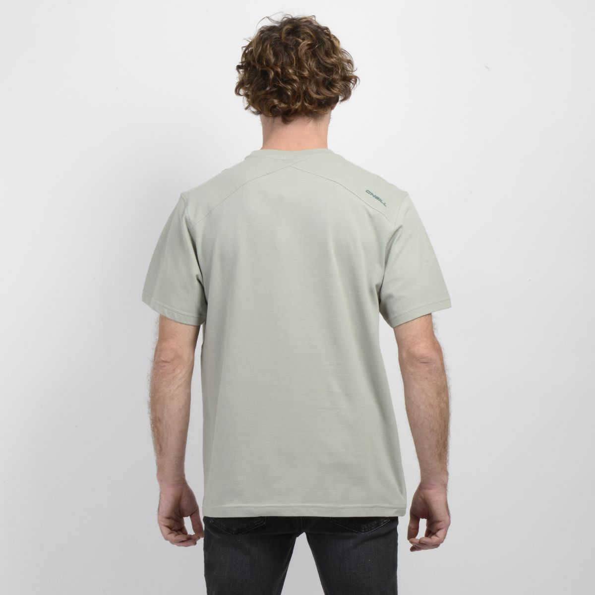 O'NEILL - POLERA MANGA CORTA STAMPED VERDE CLARO