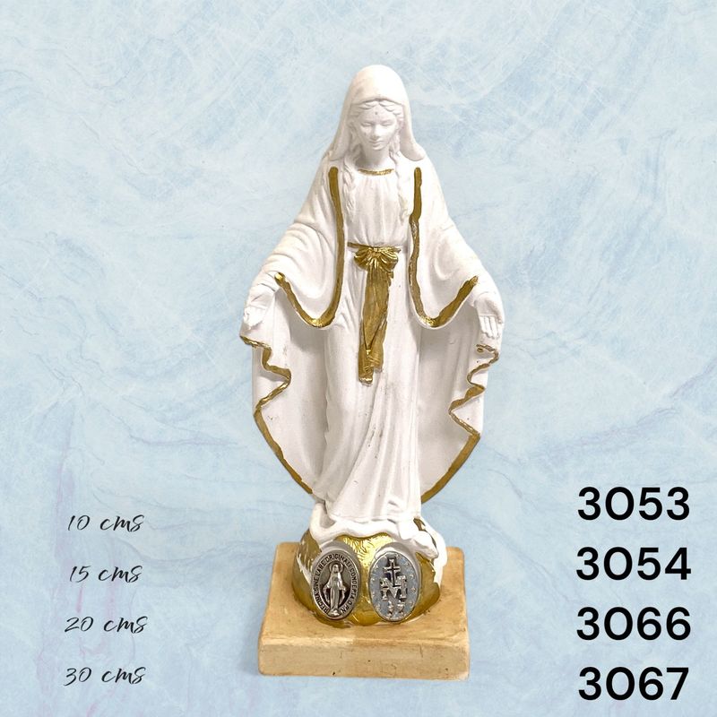 GENERICO - Estatua Italiana de la Virgen Milagrosa en resina