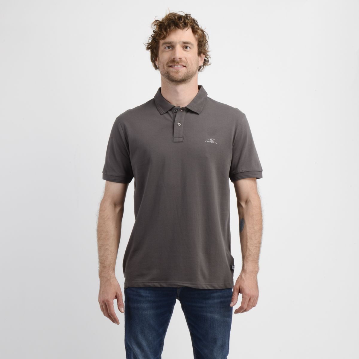 O'NEILL - POLERA MANGA CORTA DIVER II GRIS OSCURO