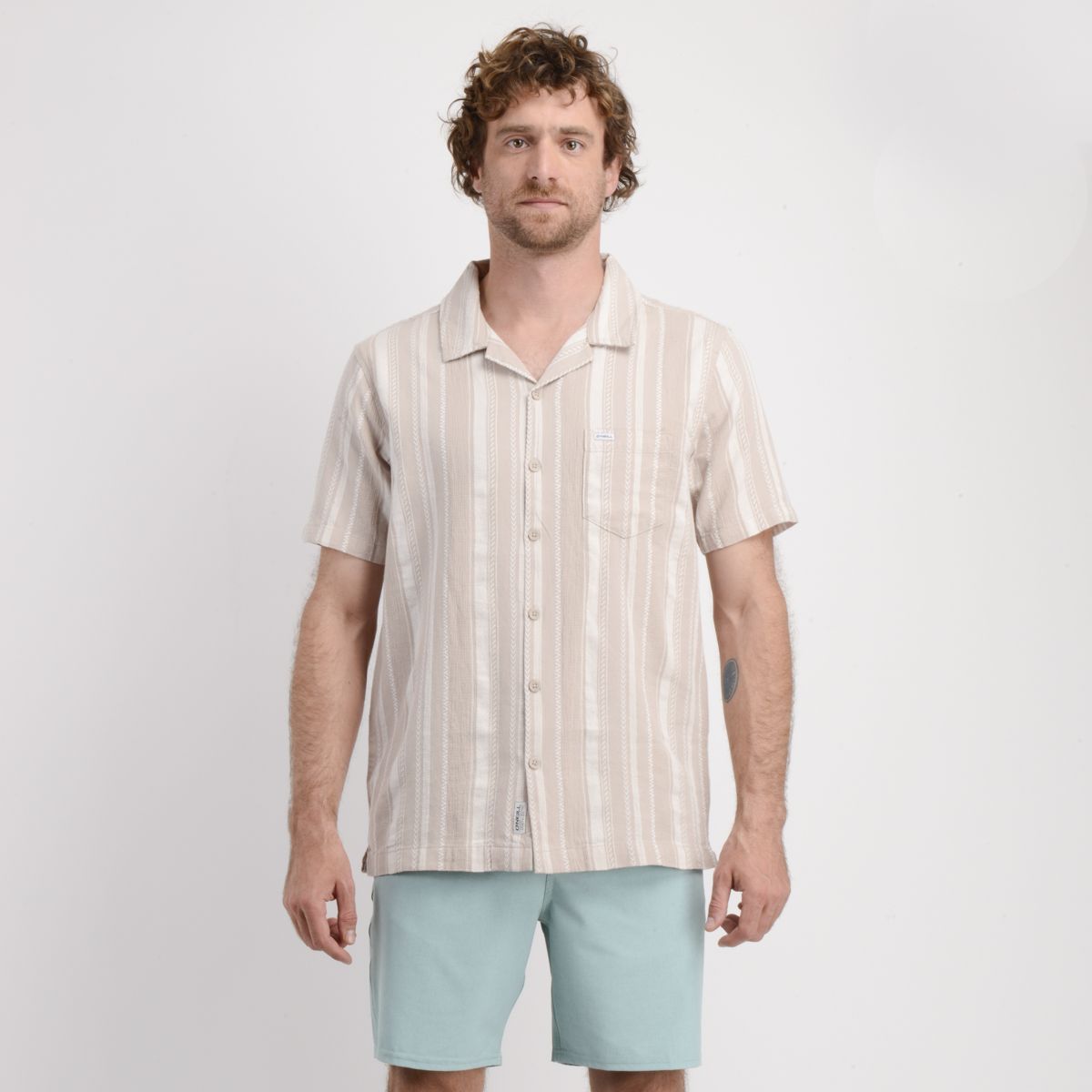 O'NEILL - CAMISA MANGA CORTA REED BEIGE