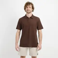 ONEILL - POLERA TEJIDA MANGA CORTA GRAVEY CAFÉ