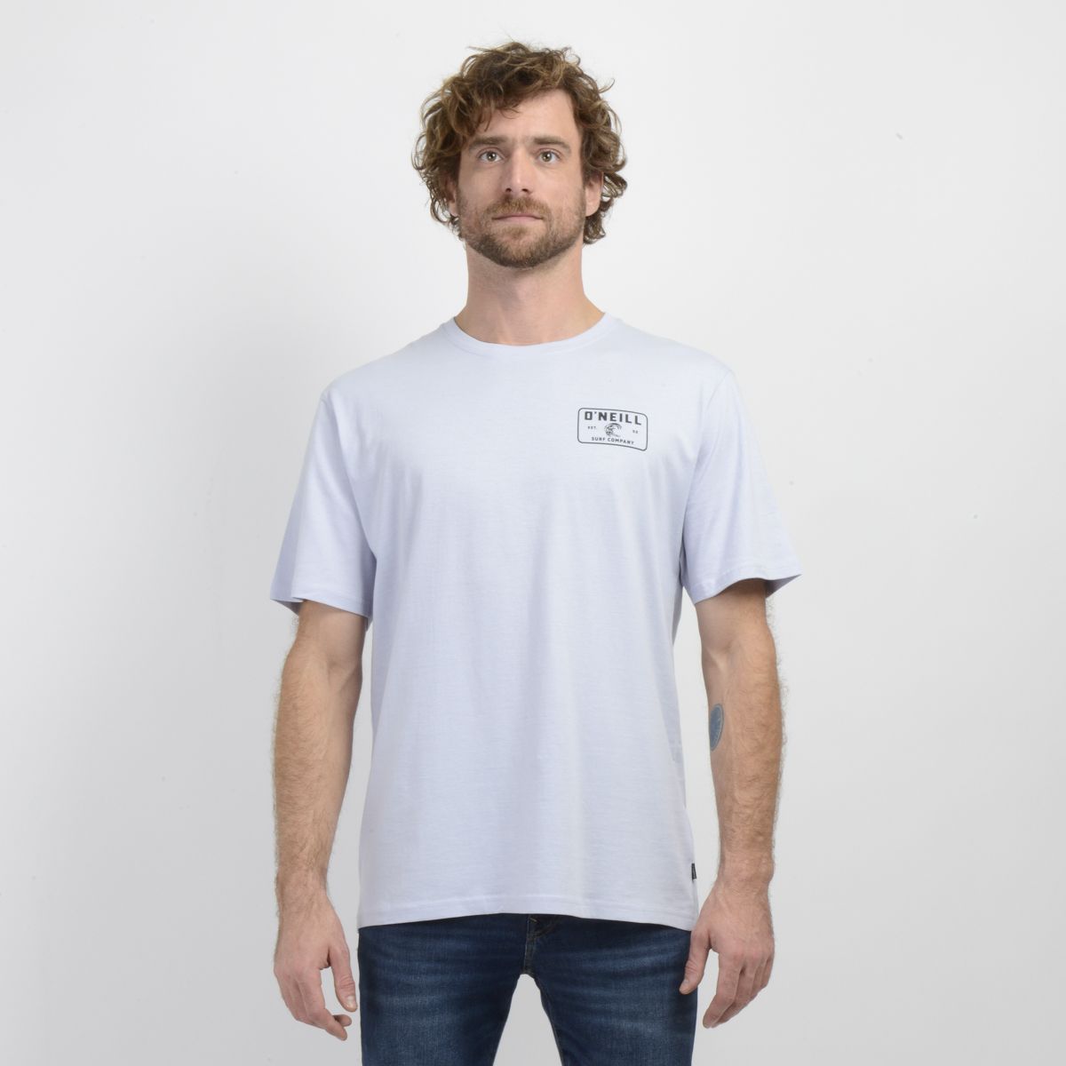 O'NEILL - POLERA MANGA CORTA OBLONG AZUL CLARO