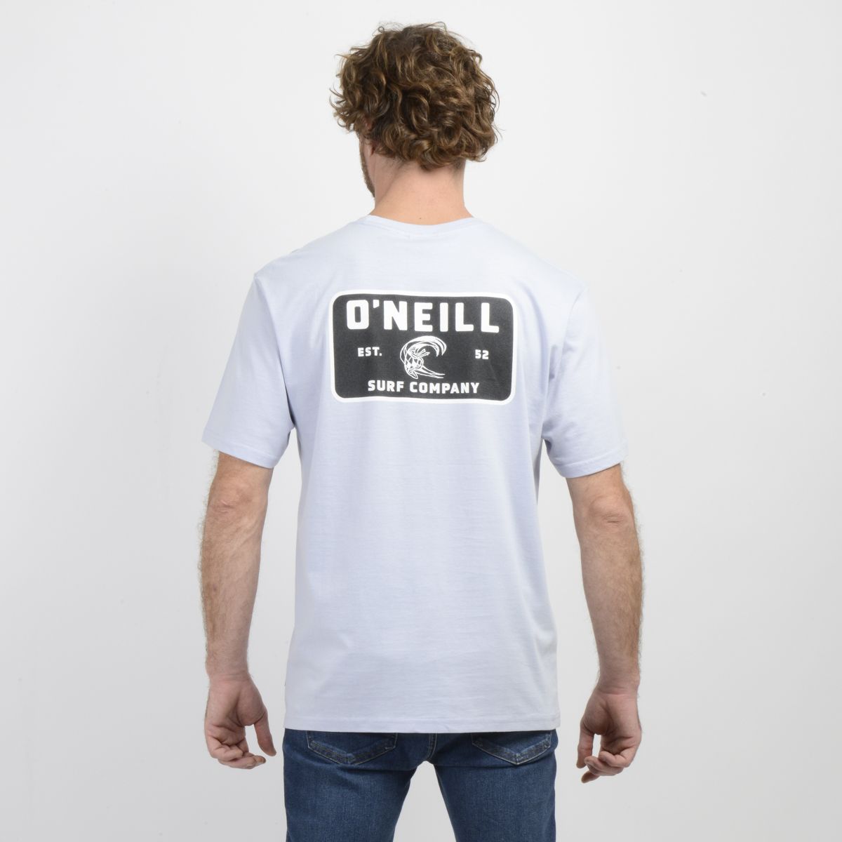 O'NEILL - POLERA MANGA CORTA OBLONG AZUL CLARO
