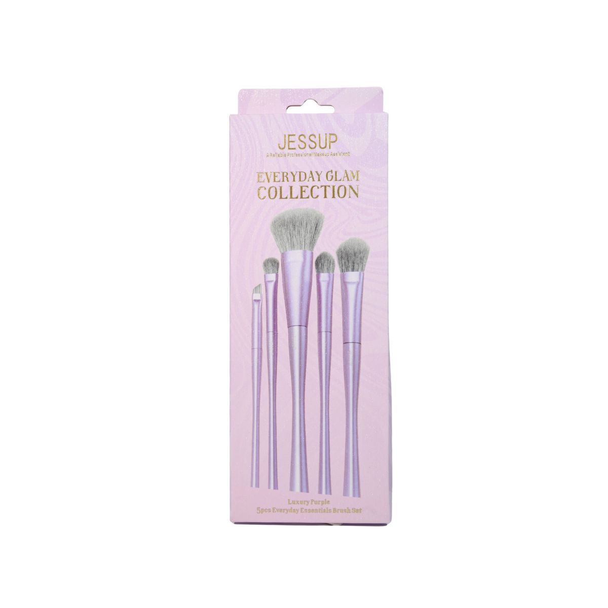 JESSUP BRUSHES - Luxury Purple Everyday Essentials Brochas 5pcs T-515 Jessup