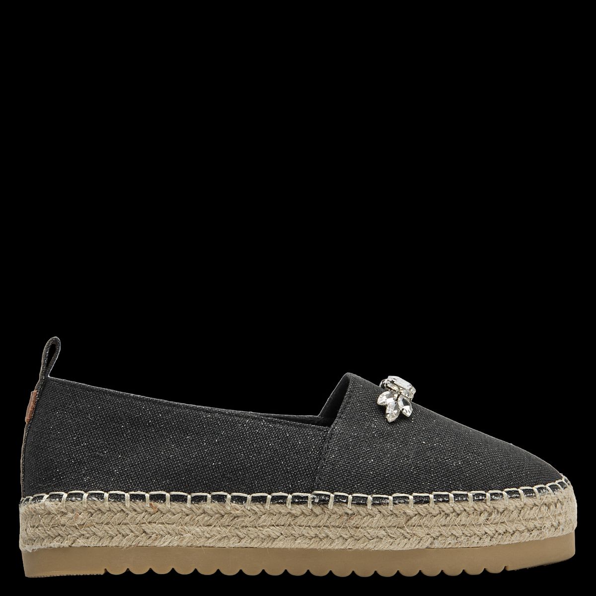 BRUNO ROSSI - Alpargata Mujer Casual Negro