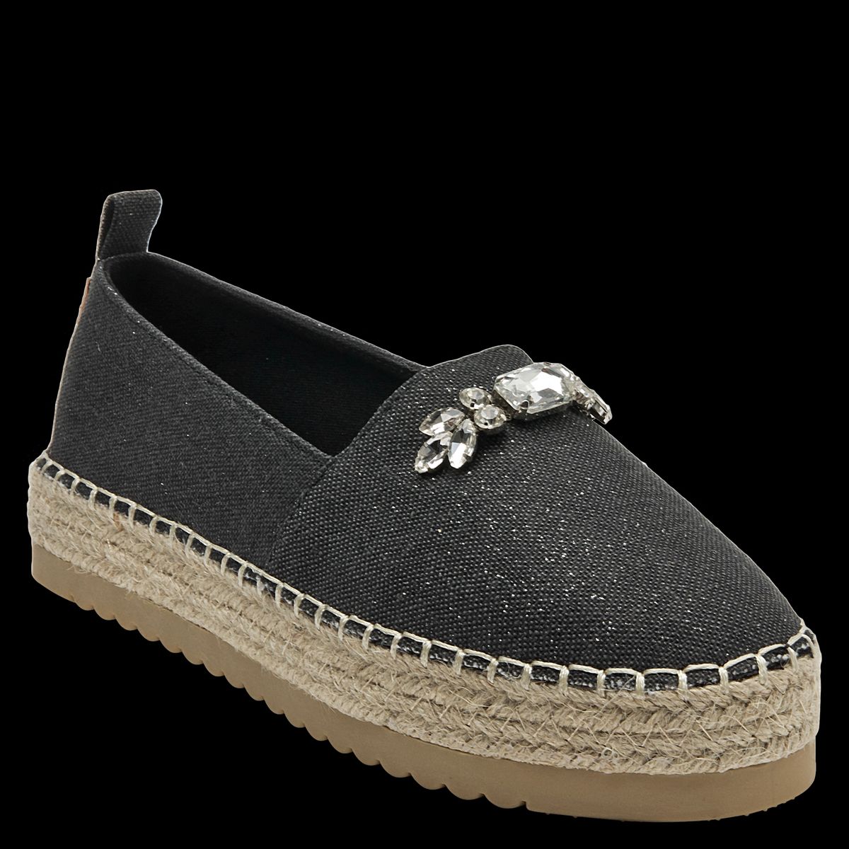 BRUNO ROSSI - Alpargata Mujer Casual Negro