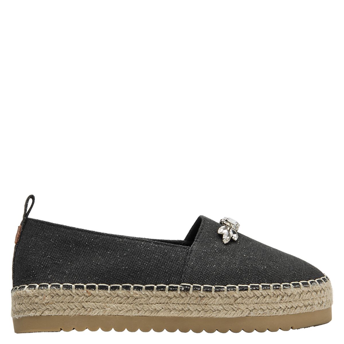 BRUNO ROSSI - Alpargata Mujer Casual Negro