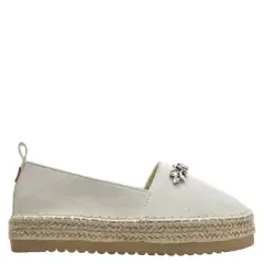BRUNO ROSSI - Alpargata Mujer Casual Blanco