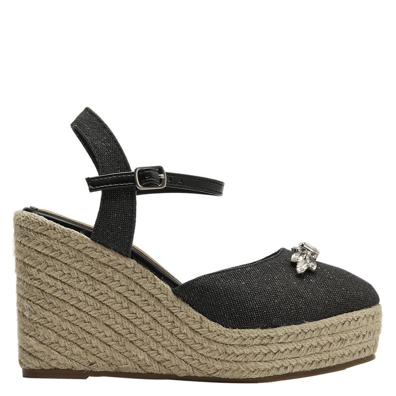 BRUNO ROSSI - Alpargata Mujer Casual Negro