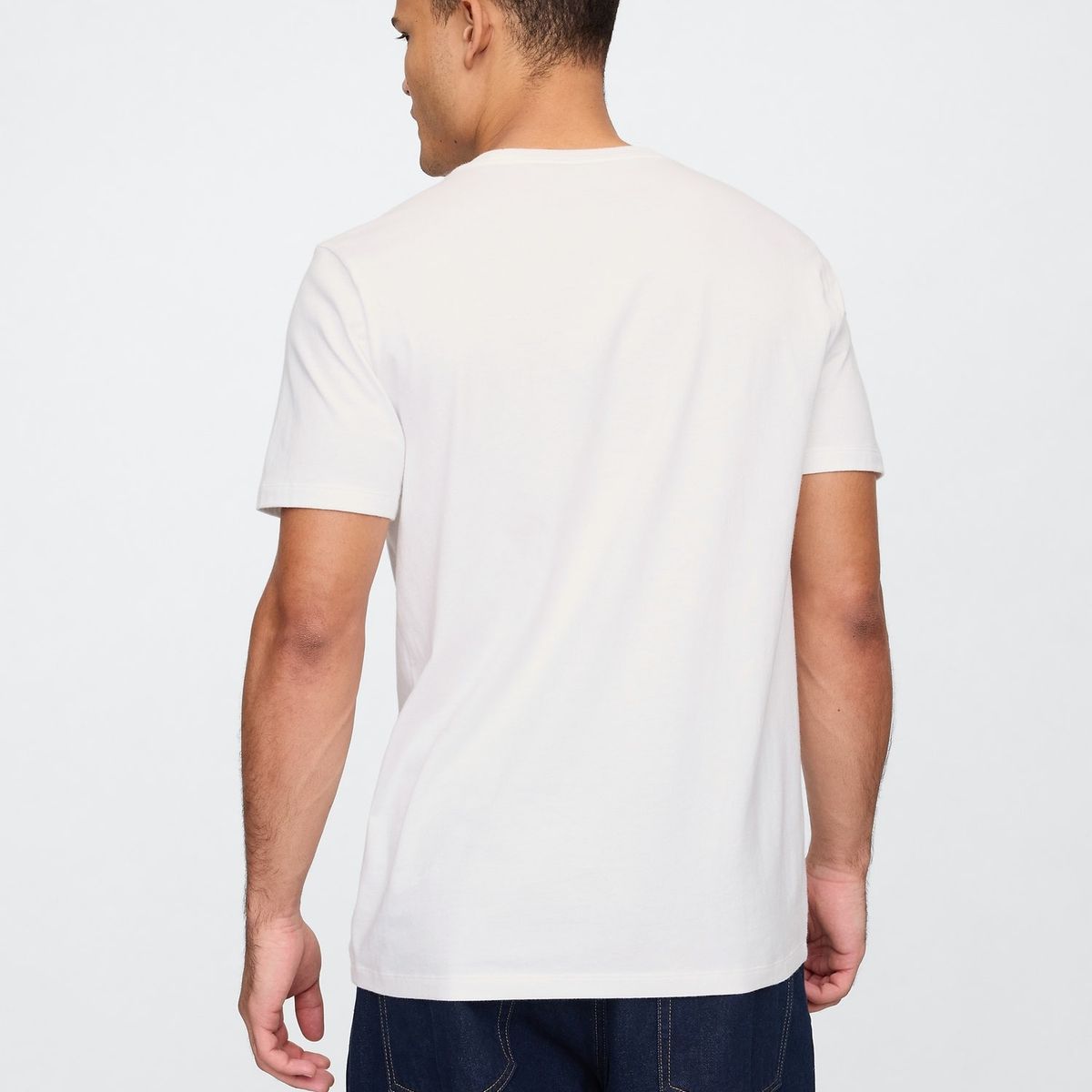 GAP - Polera Hombre Logo Prague Manga Corta Beige Gap