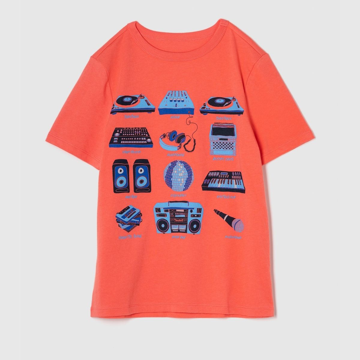 GAP - Polera Niño Explore Manga Corta Naranjo Gap