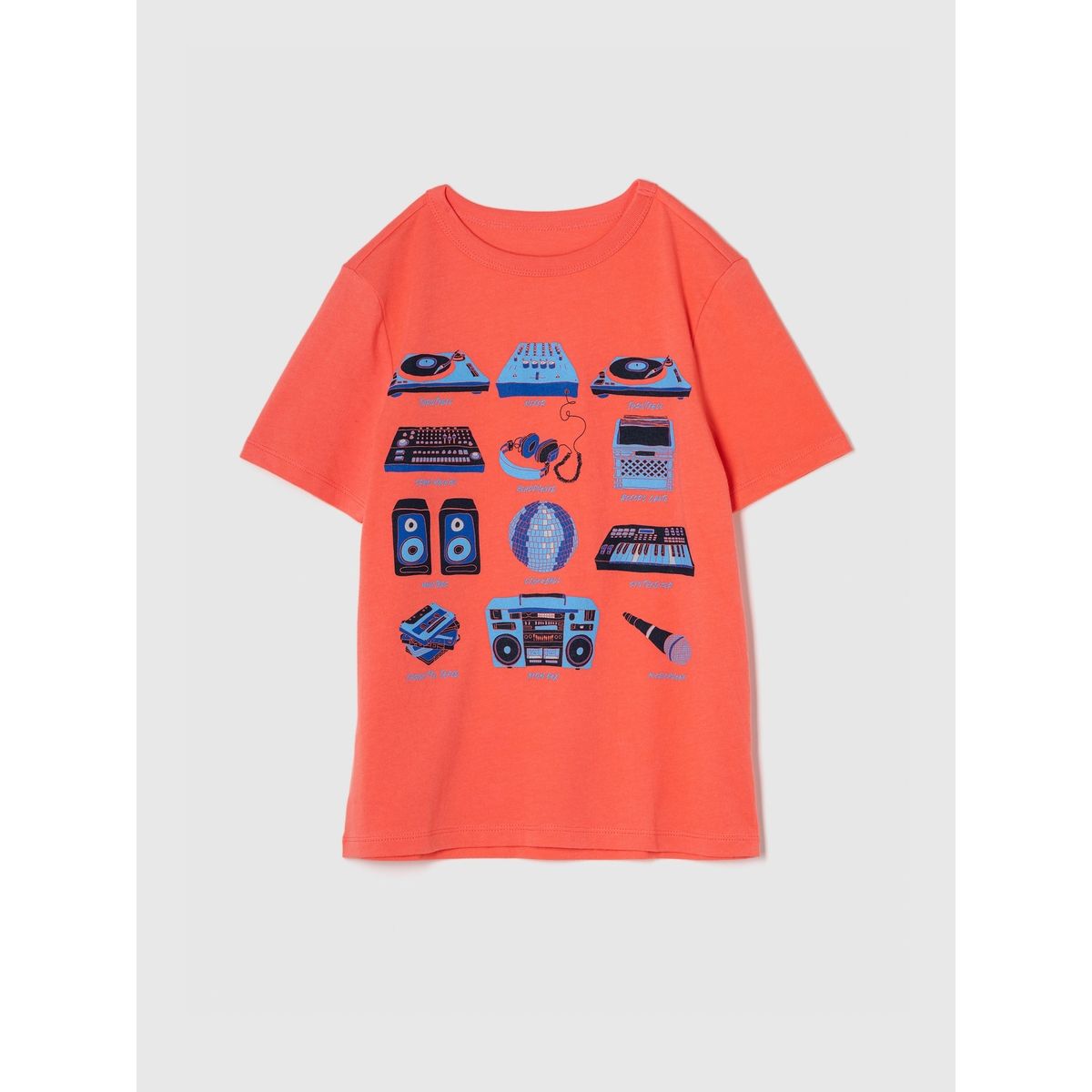 GAP - Polera Niño Explore Manga Corta Naranjo Gap