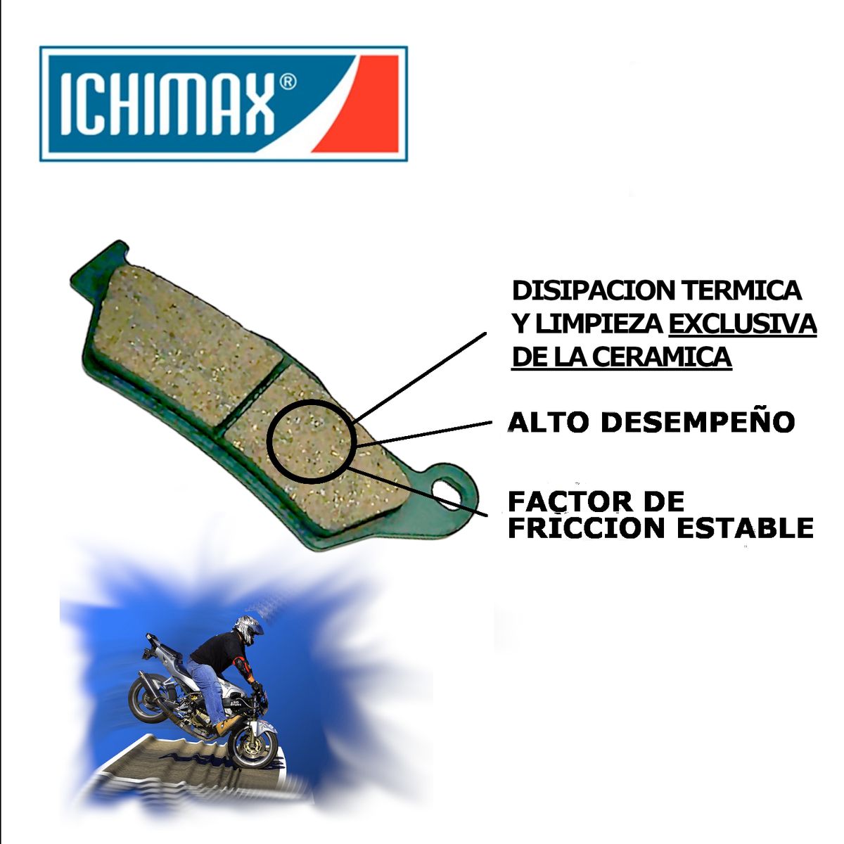 GENERICO - Pastillas Delanteras CM LMP271 FZ16 FZ20 FZ25  R15 V3  Pulsar 125 135 150 180 200 JAP ICHIMAX