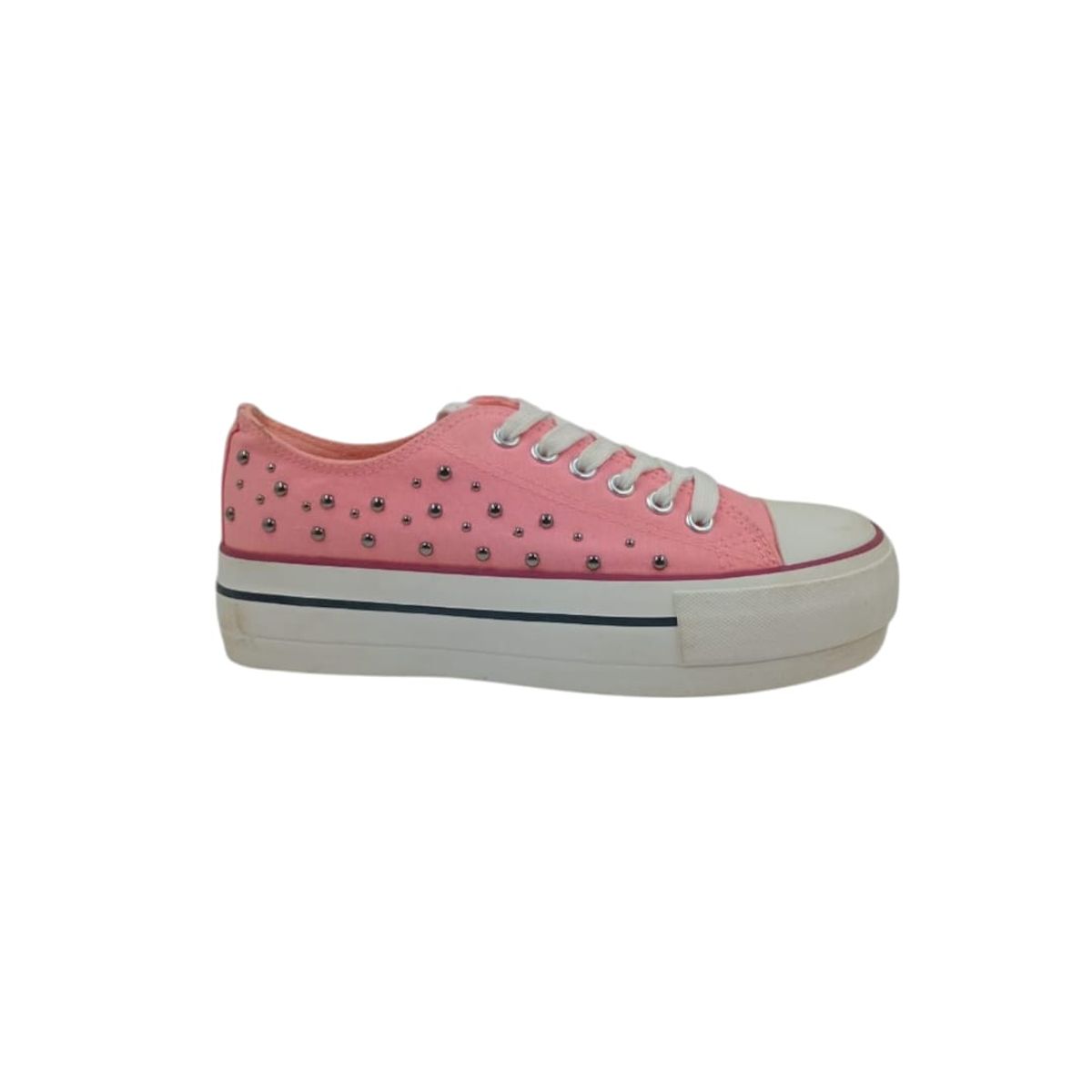 HERIEL - Zapatilla Rosa Plataforma Mujer