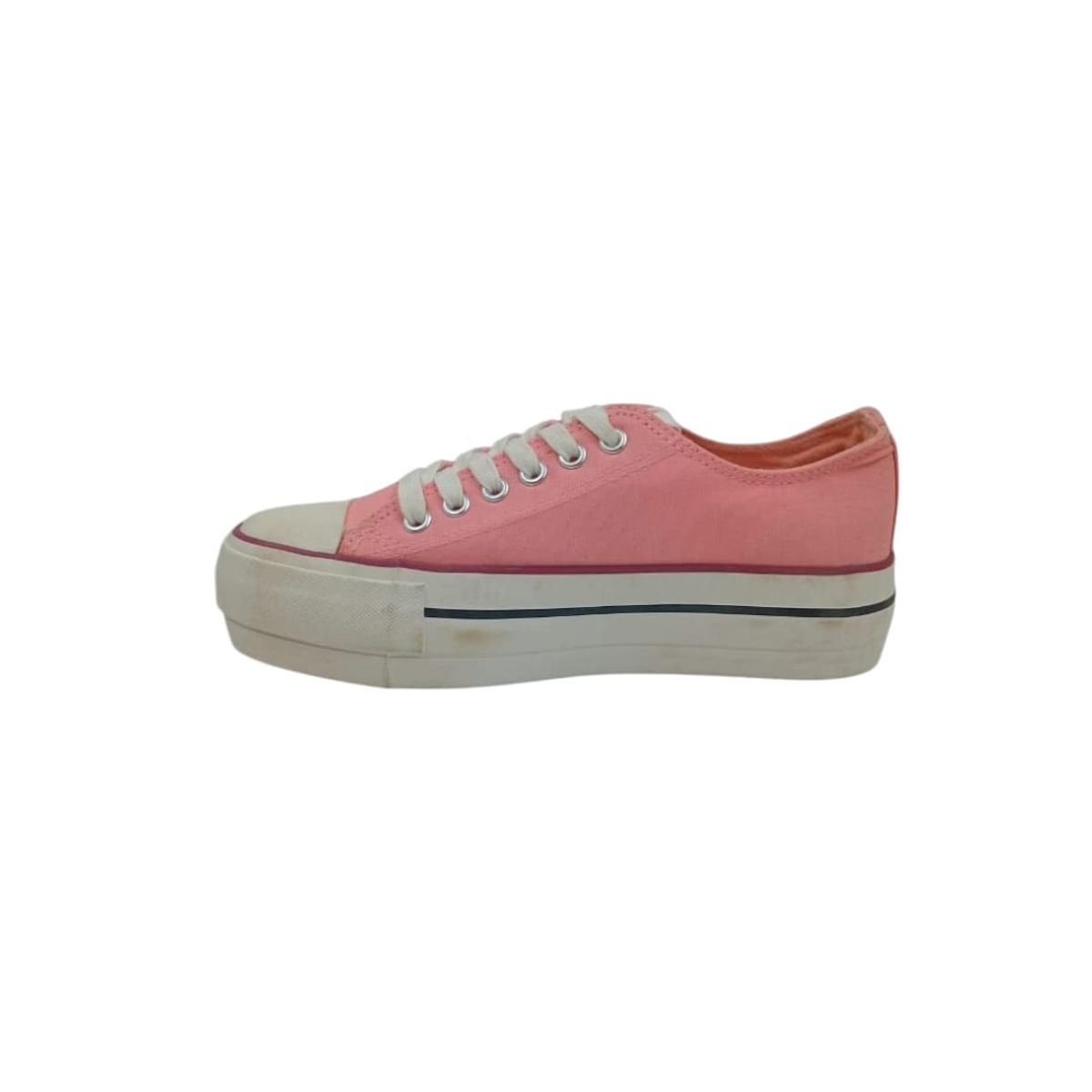 HERIEL - Zapatilla Rosa Plataforma Mujer