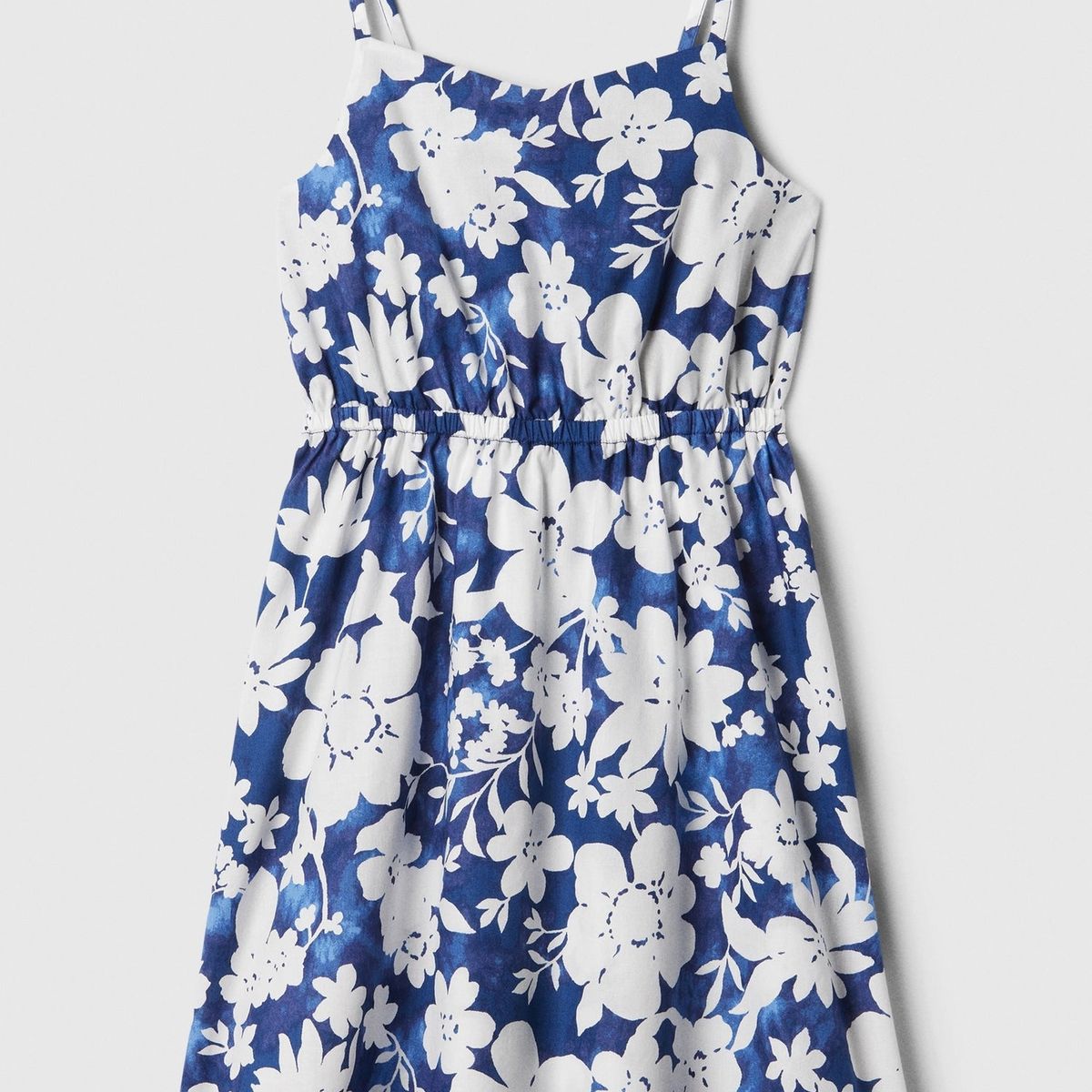 GAP - Vestido Niña Bow-Knot Floral Azul Gap