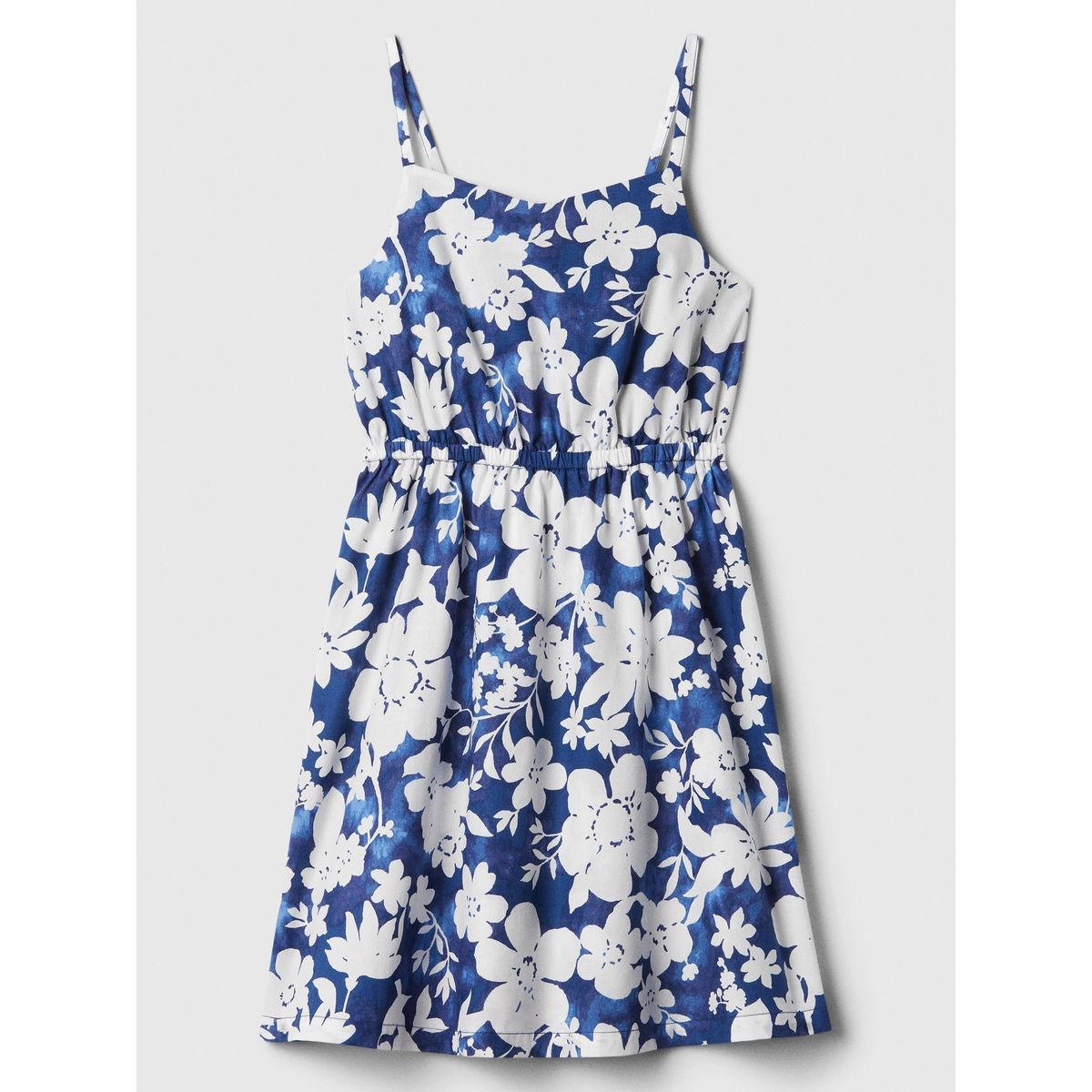 GAP - Vestido Niña Bow-Knot Floral Azul Gap
