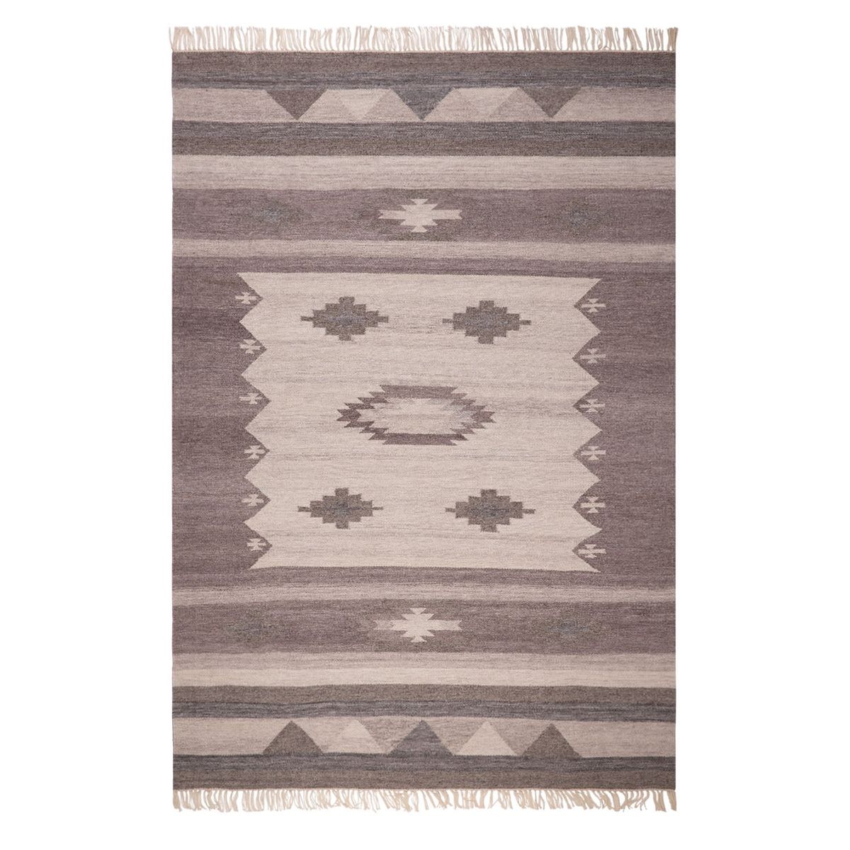 DIB - Alfombra Handwoven Eco Ethnic 190X290 Taupe 200101