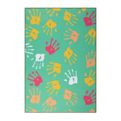 DIB - Alfombra Splash 76X117 Turquesa