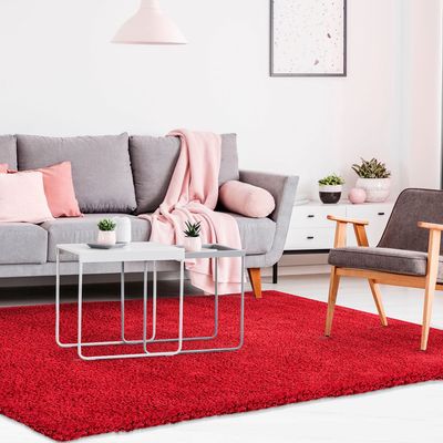 Imagen 2 del producto Alfombra Shaggy Colors 133X180 Rojo