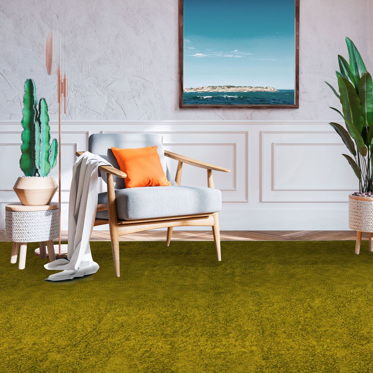 DIB - Alfombra Casino 133X190 Verde 44