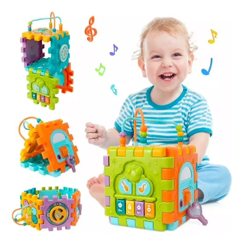 GENERICO - Juguete Cubo Didáctico Educativo Musical Juego Bebé Infantil