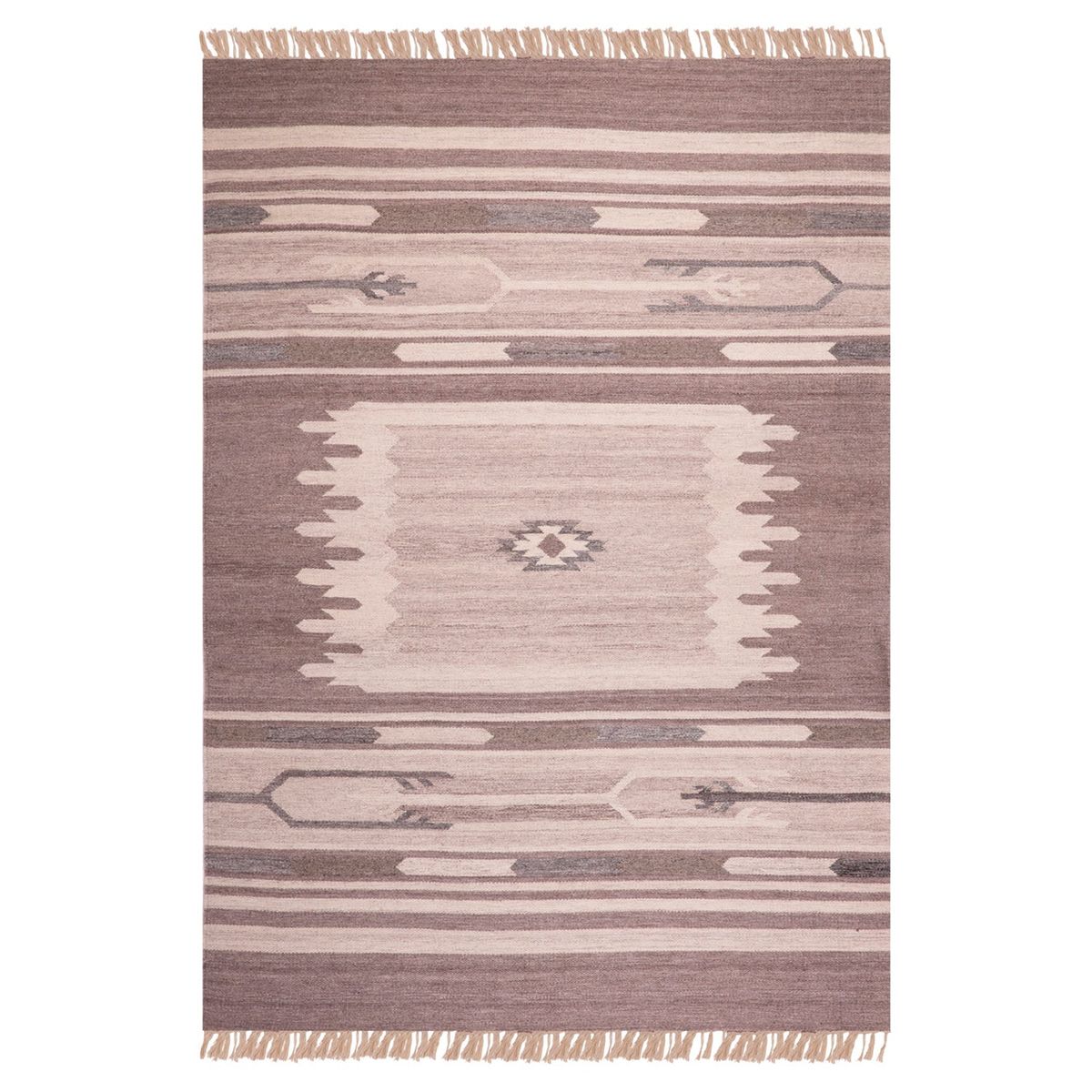 DIB - Alfombra Handwoven Eco Ethnic 160X230 Taupe 200201