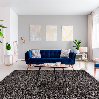 Imagen 2 del producto Alfombra Flokati 200X300 Negro