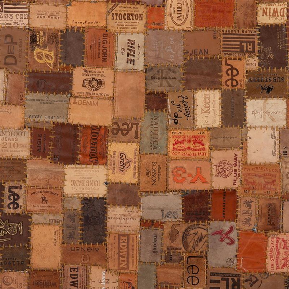 DIB - Alfombra Leather Patch Collection 160X230