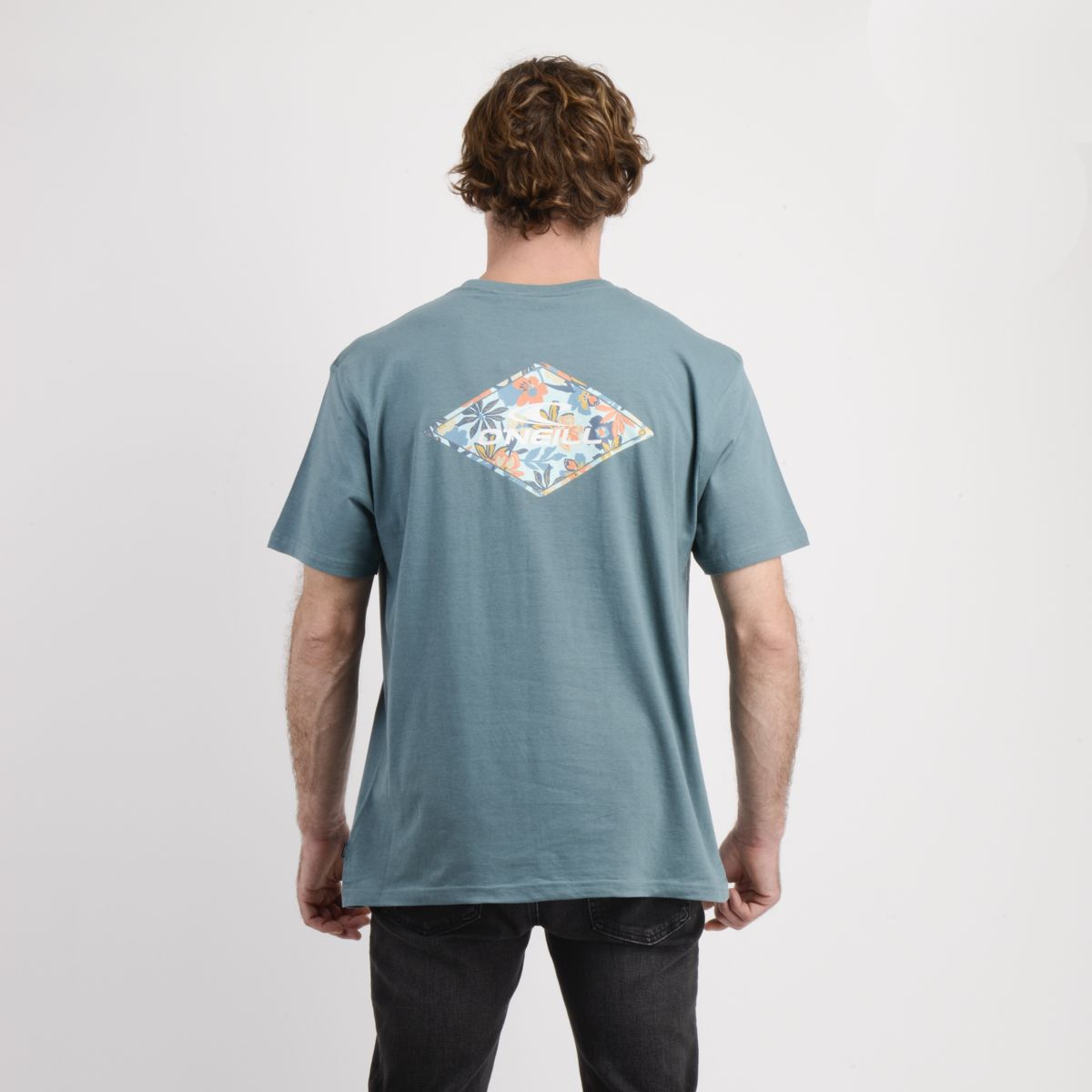 O'NEILL - POLERA MANGA CORTA BLENDED VERDE OSCURO