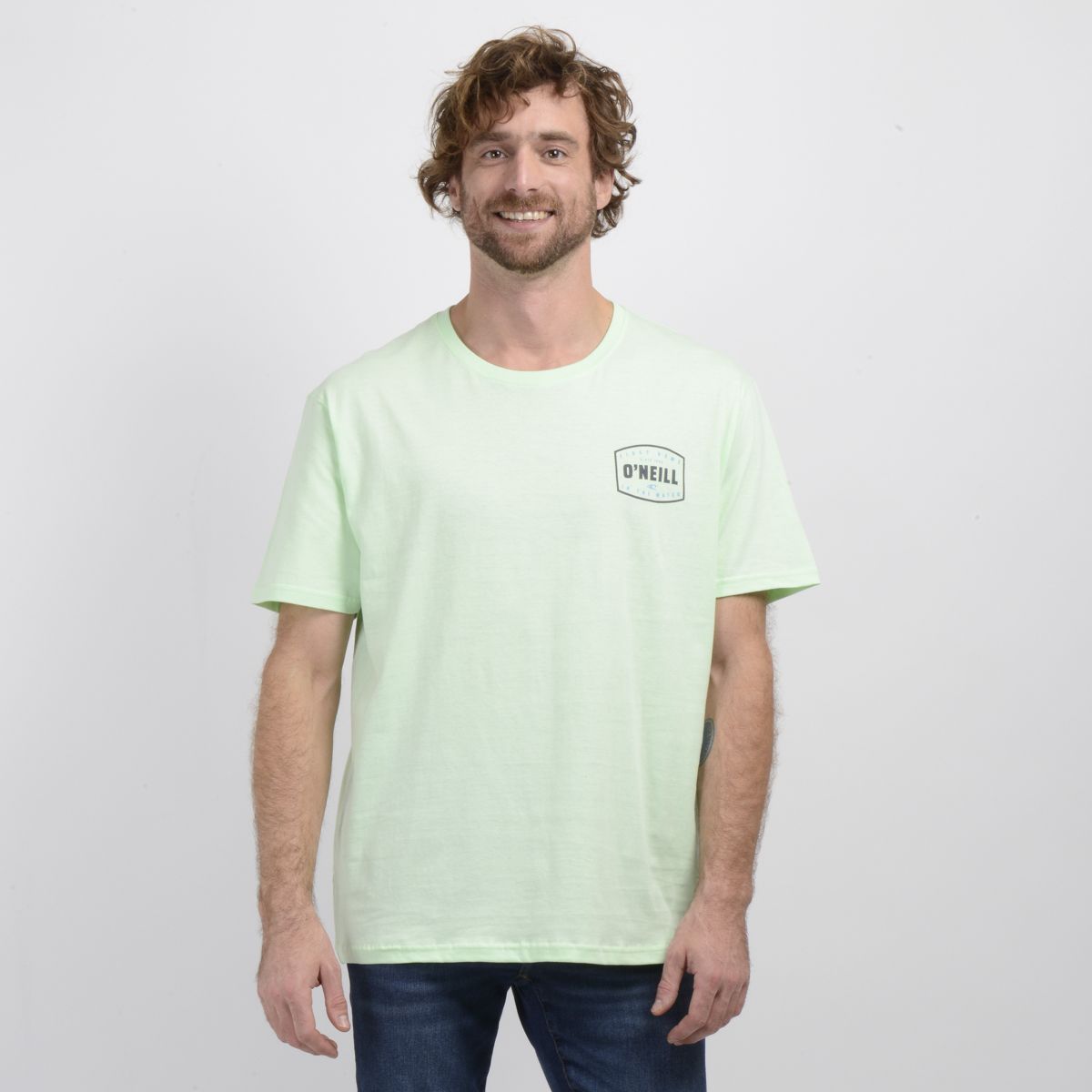 O'NEILL - POLERA MANGA CORTA BLUE HORIZON VERDE CLARO