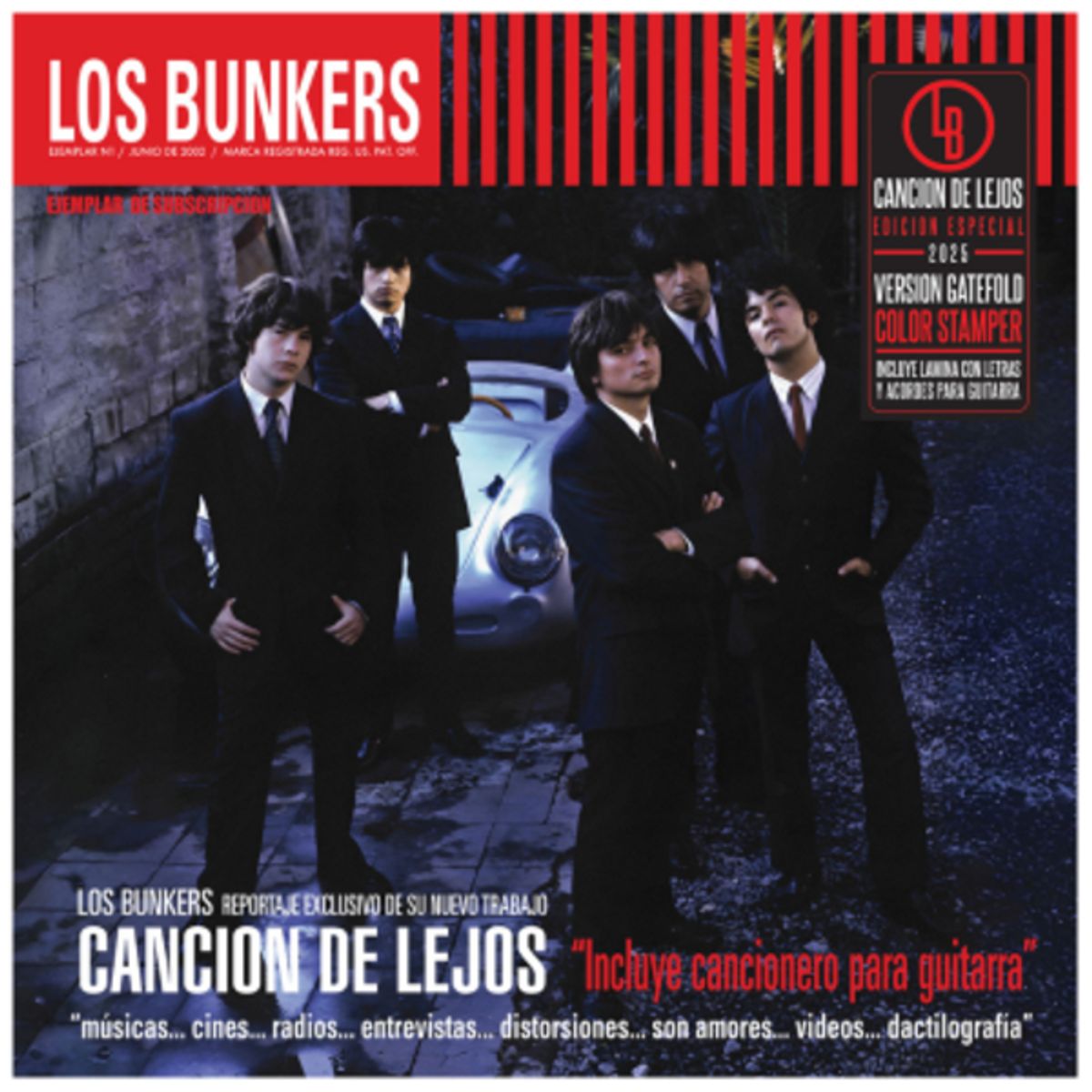 GENERICO - LOS BUNKERS - CANCION DE LEJOS (RED VINYL) / VINILO