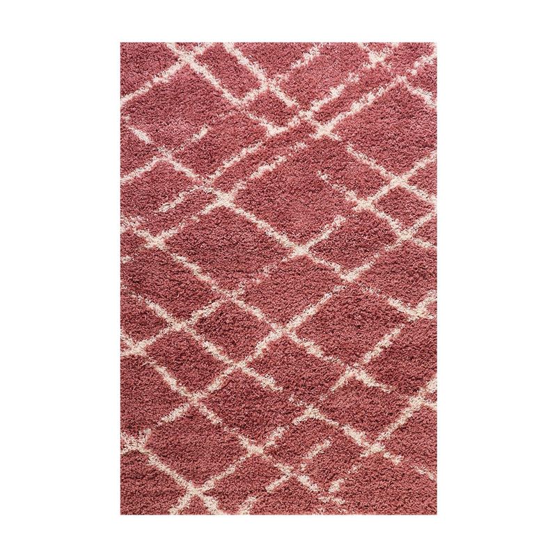 DIB - Alfombra Shaggy Design 180X275 Rosa 138136