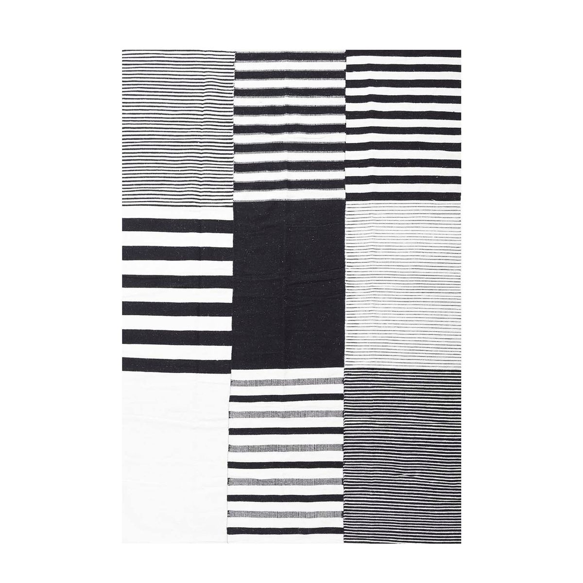 DIB - Alfombra Handwoven Rustic 190X290 Blanco/Negro