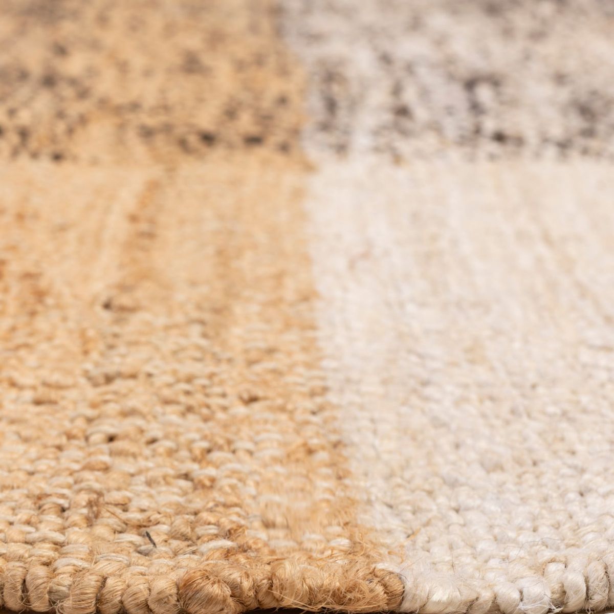 DIB - Alfombra Yute Lana Ibiza 54251 Nat/Blk 160X230