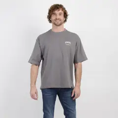 O'NEILL - POLERA MANGA CORTA HIGHWAY GRIS OSCURO