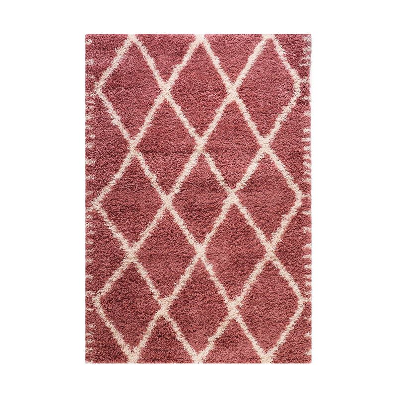 DIB - Alfombra Shaggy Design 180X275 Rosa 4536