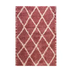 DIB - Alfombra Shaggy Design 180X275 Rosa 4536