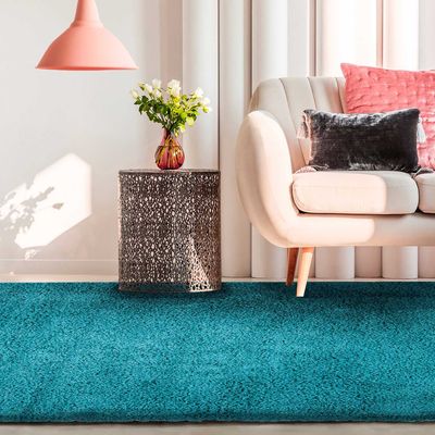 Imagen 2 del producto Alfombra Shaggy Colors 133X180 Turquesa