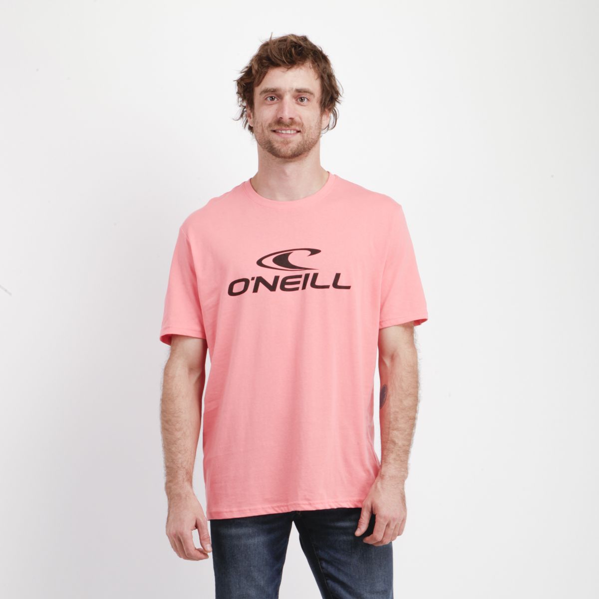 O'NEILL - POLERA MANGA CORTA STACK NARANJO CLARO